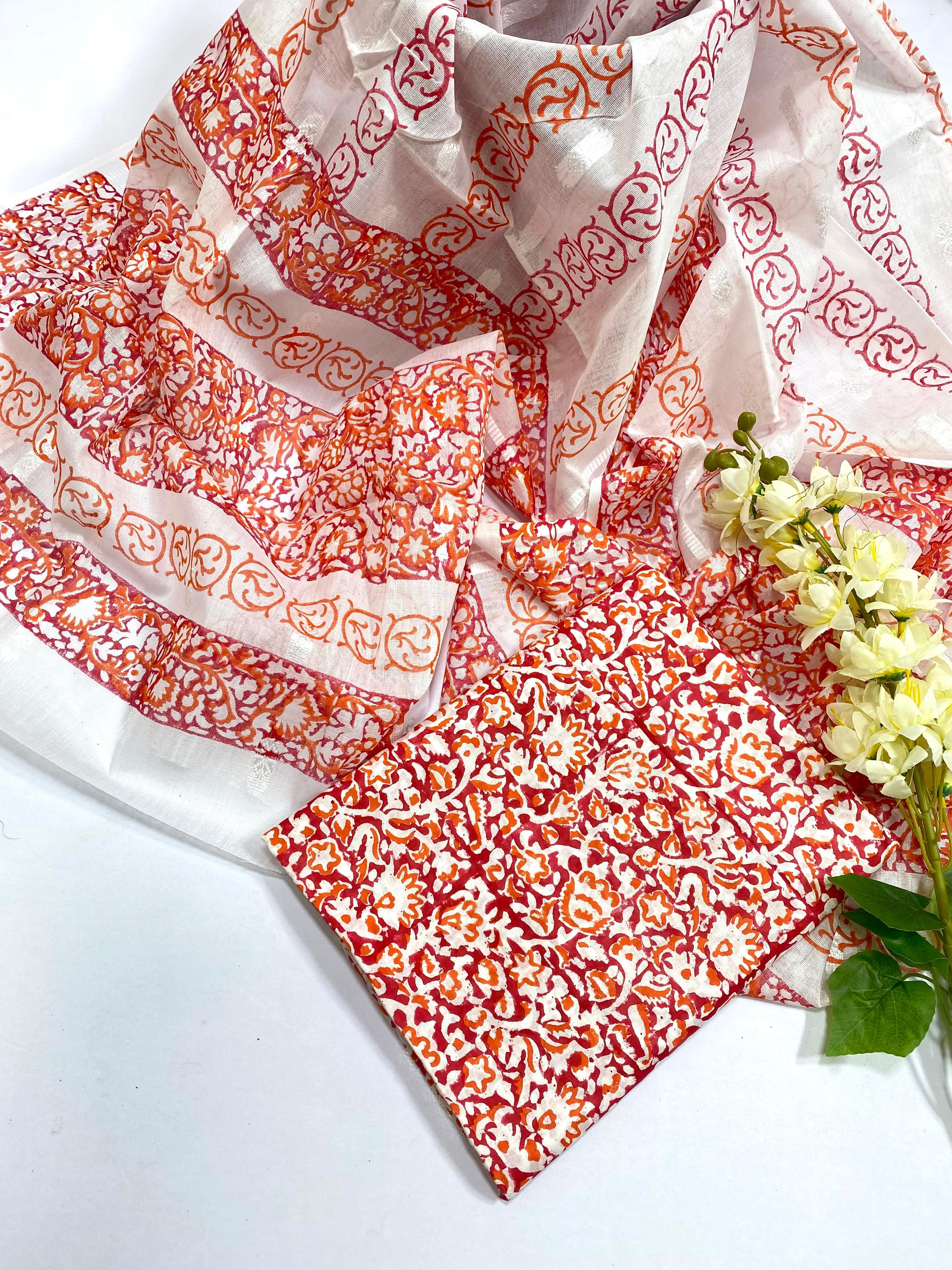 Eid Collection 2k26 Soft Supreme Lawn Block Print 2 Pcs Dress