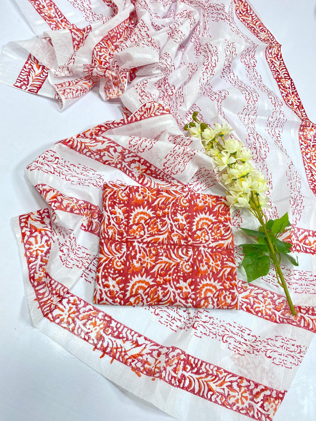 Eid Collection 2k26 Soft Supreme Lawn Block Print 2 Pcs Dress