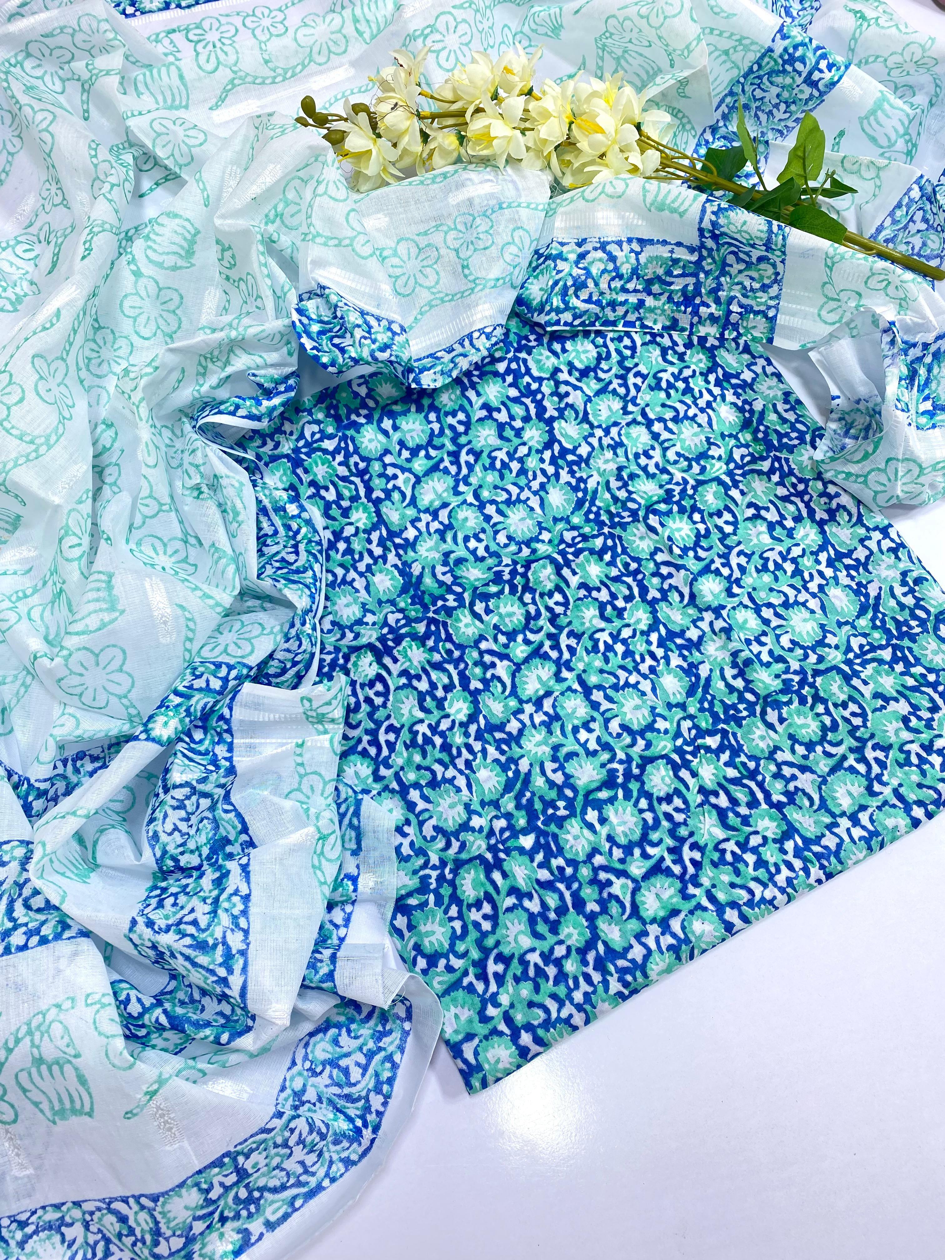 Eid Collection 2k26 Soft Supreme Lawn Block Print 2 Pcs Dress