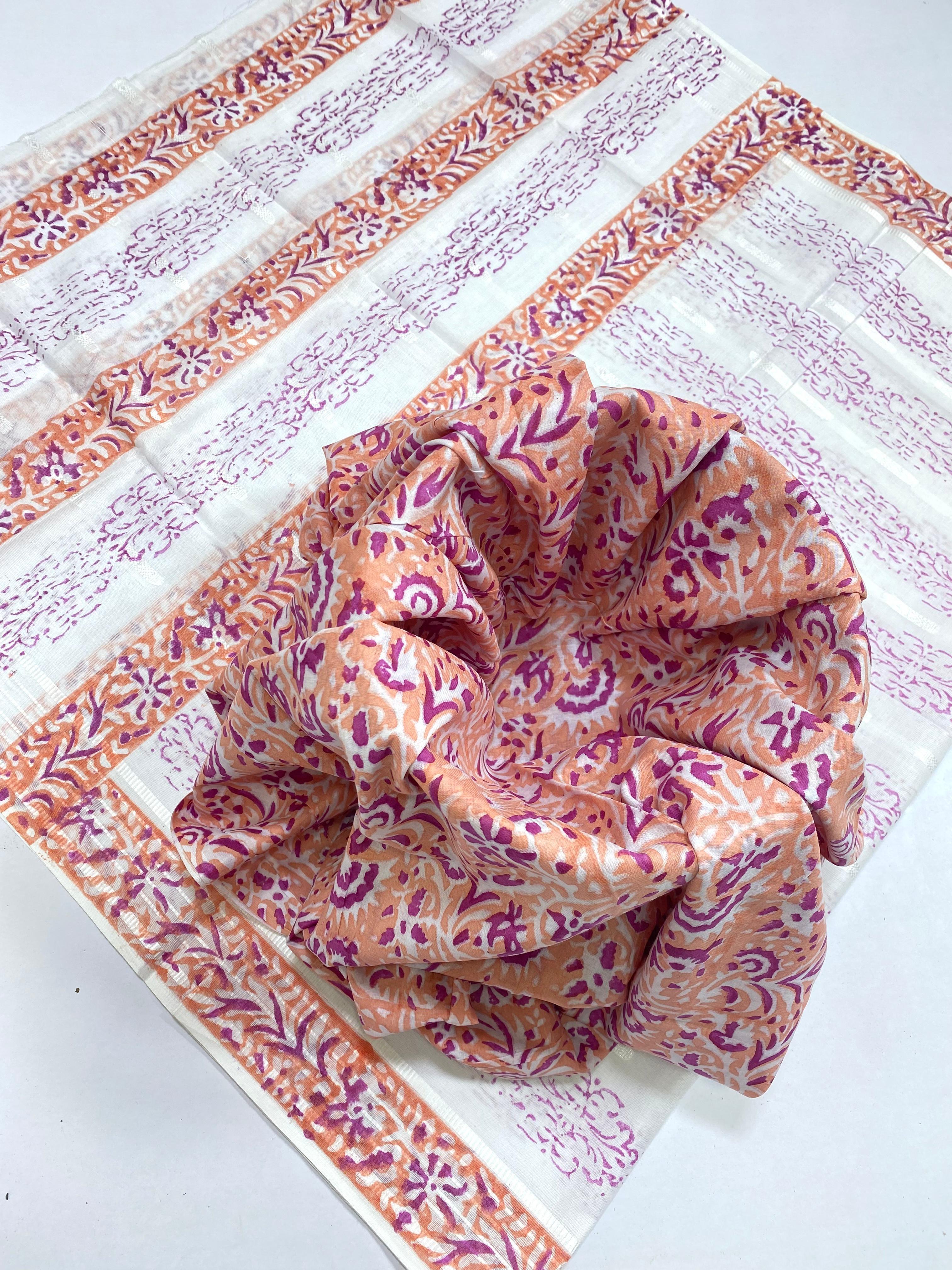 Eid Collection 2k26 Soft Supreme Lawn Block Print 2 Pcs Dress