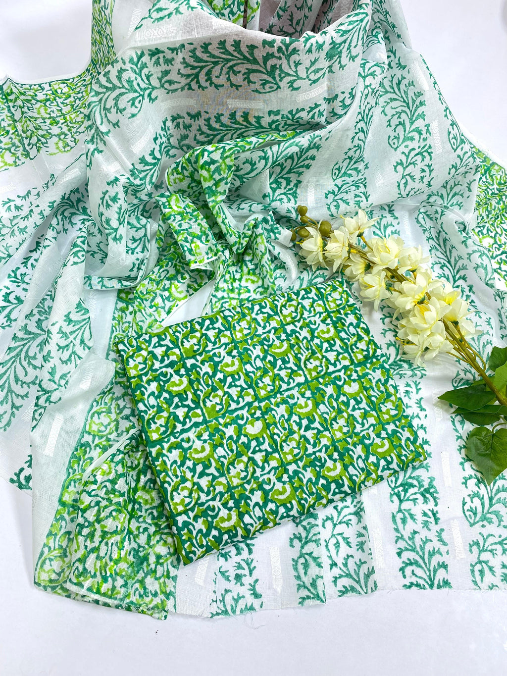 Eid Collection 2k26 Soft Supreme Lawn Block Print 2 Pcs Dress