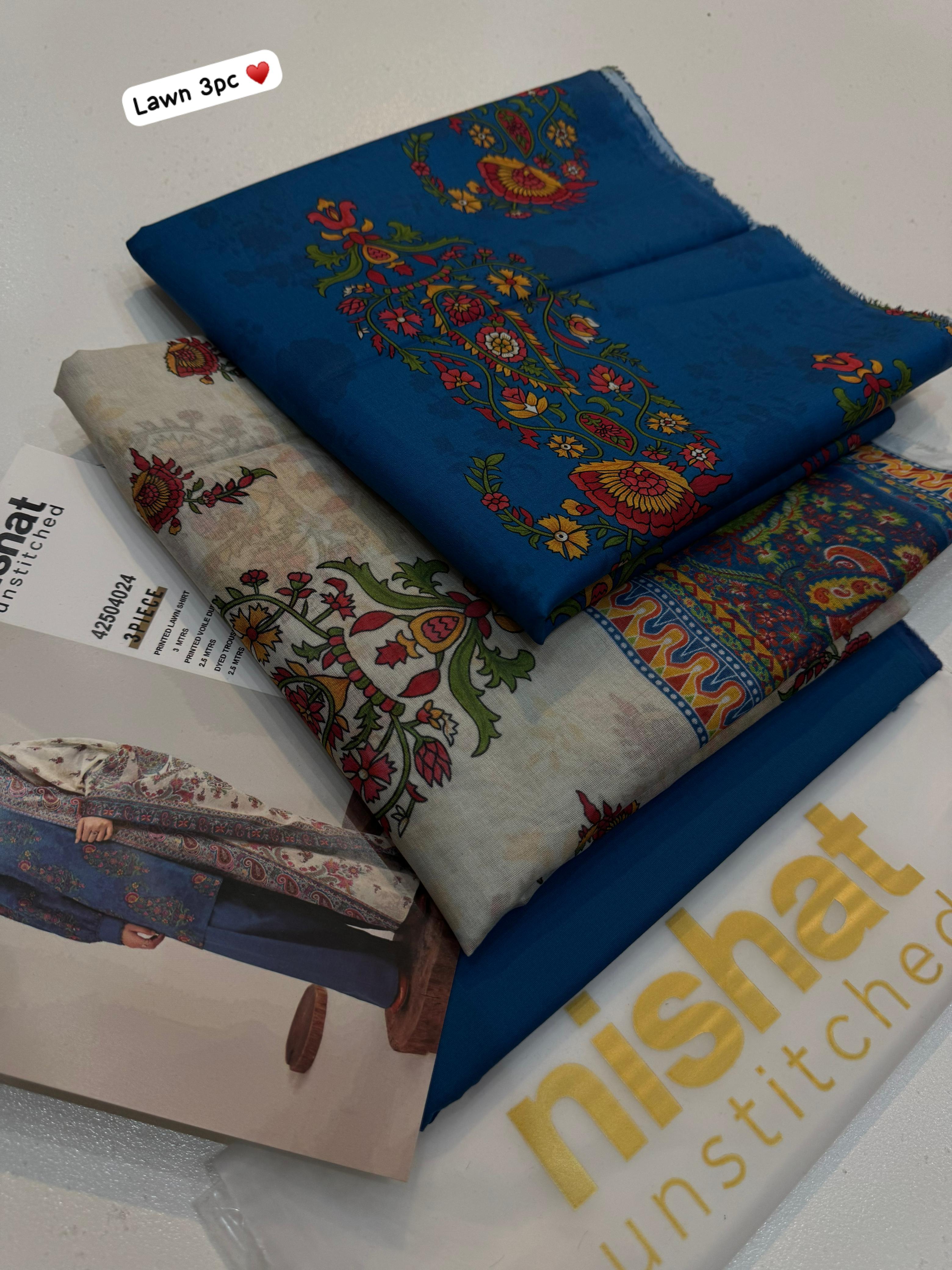 NISHAT  LUXURY LAWN COLLECTION