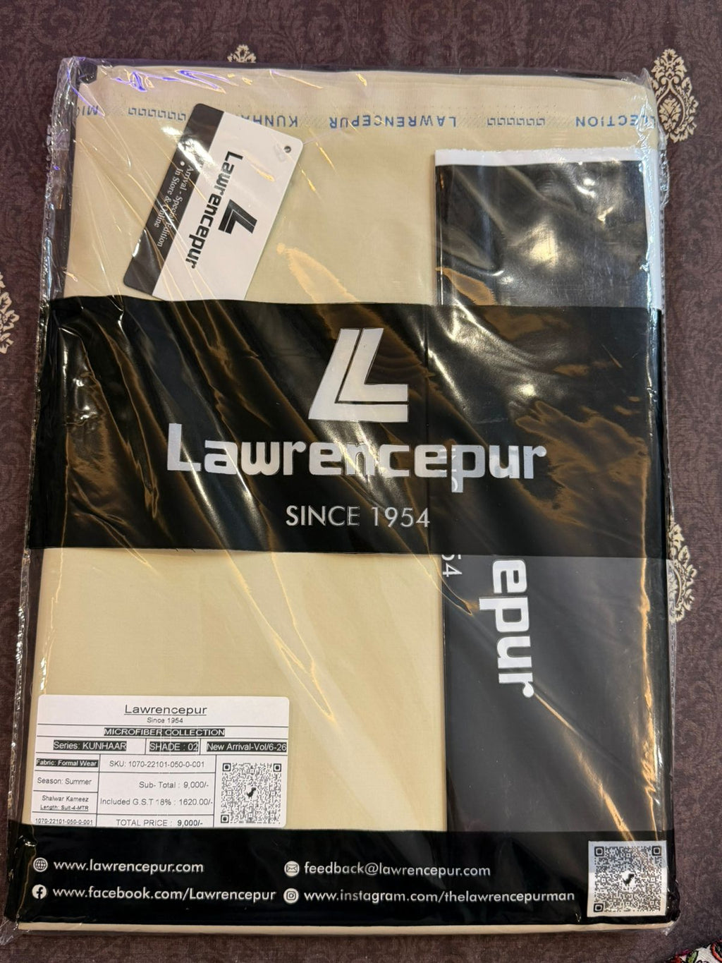 Lawrencepur Fabric Summer Wash n Wear