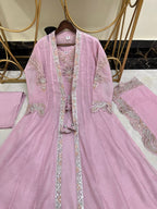 New Pure Khaddi Organza Handwork 4Pcs