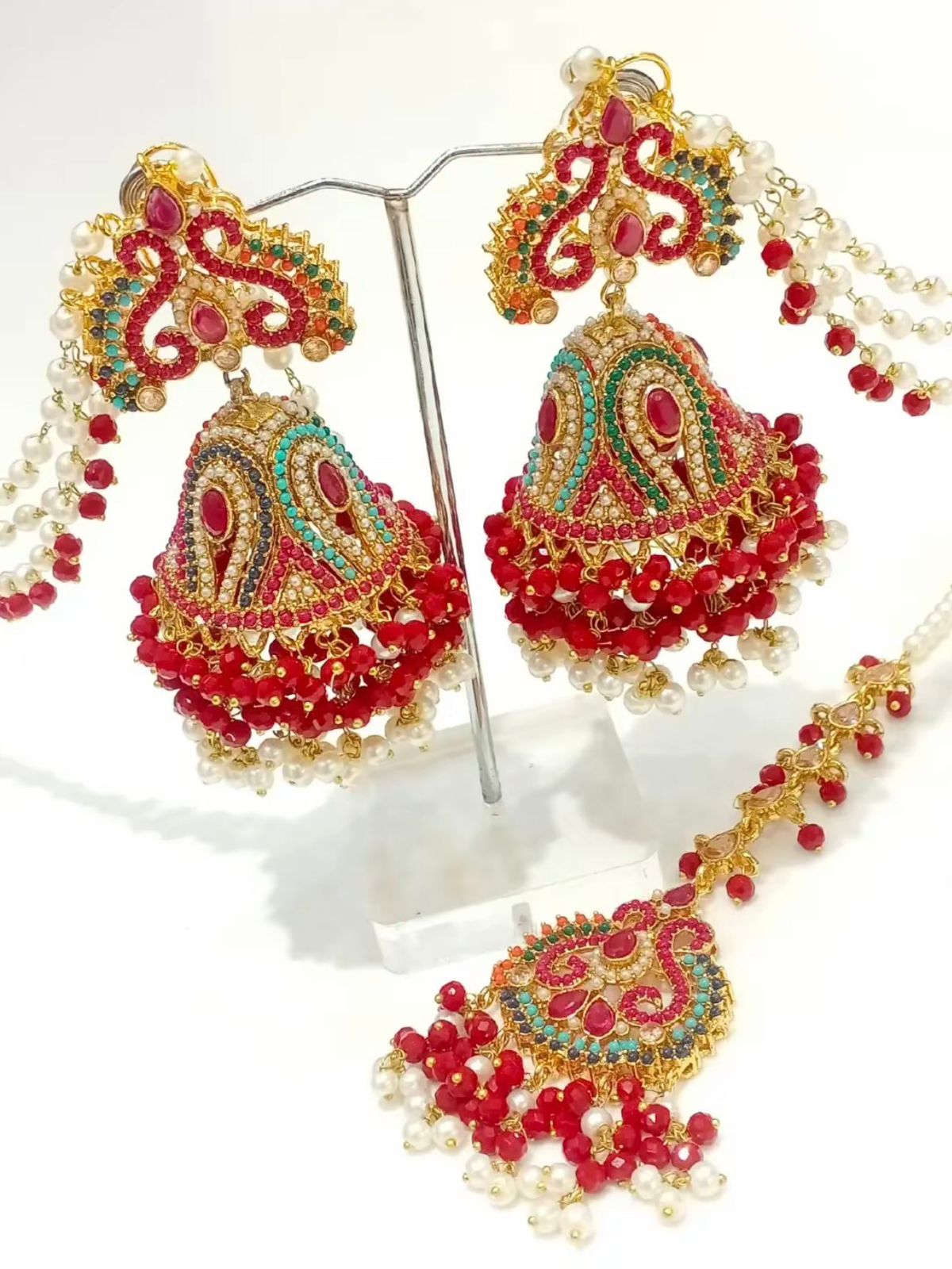 Navratan Jhomka Tikka