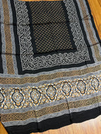 Shamose Silk Discharge Block Print