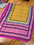 Shamose Silk Discharge Block Print