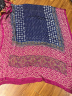 Shamose Silk Discharge Block Print