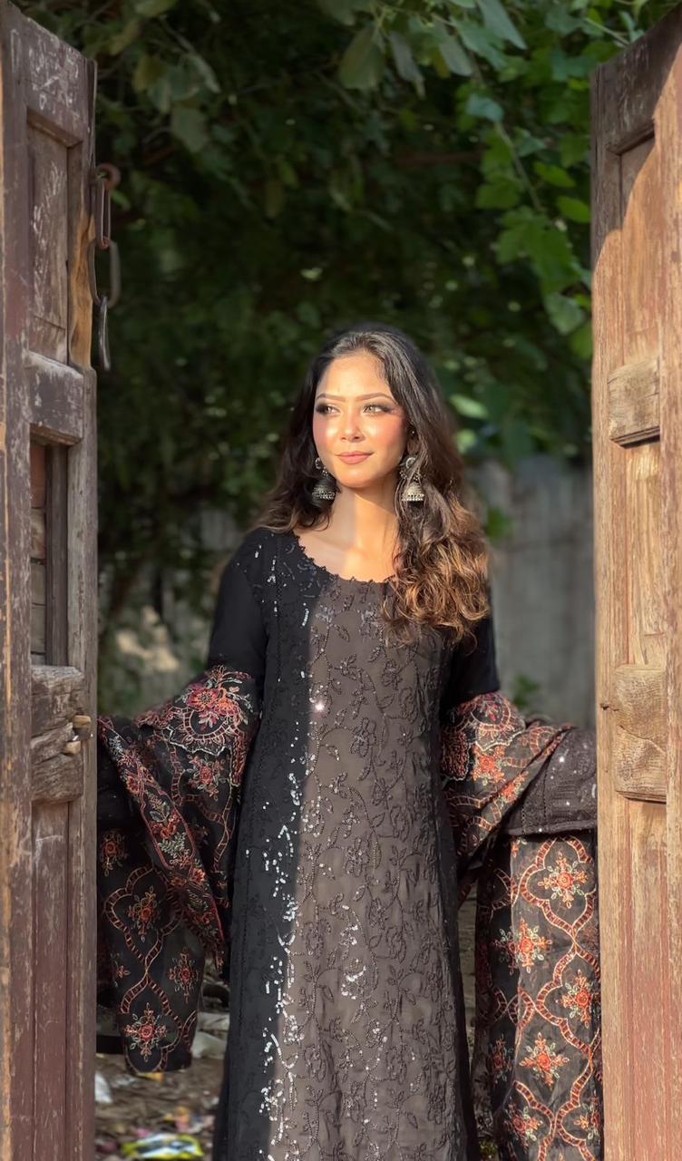 Beautiful Pure Chiffon Frock