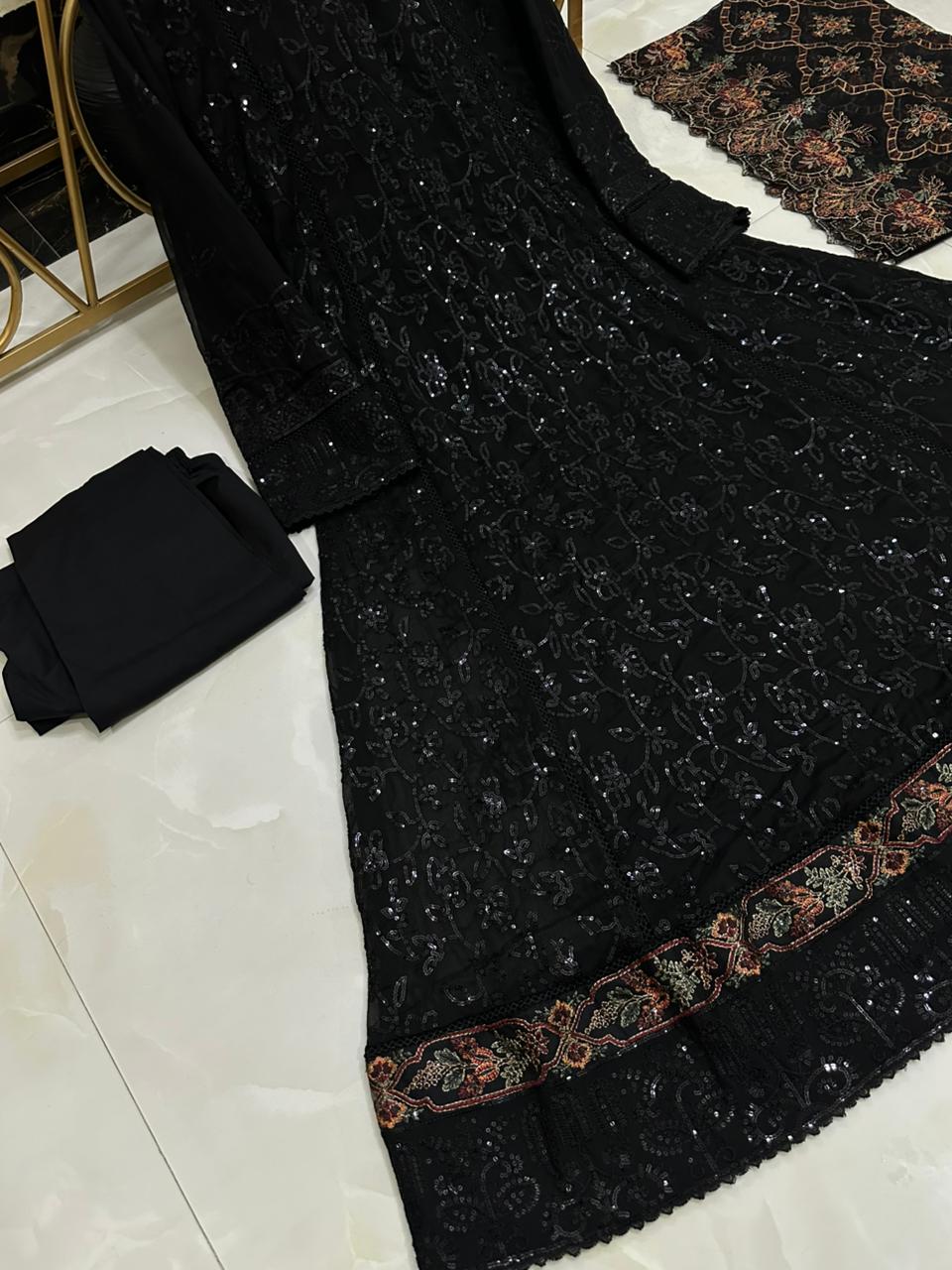 Beautiful Pure Chiffon Frock