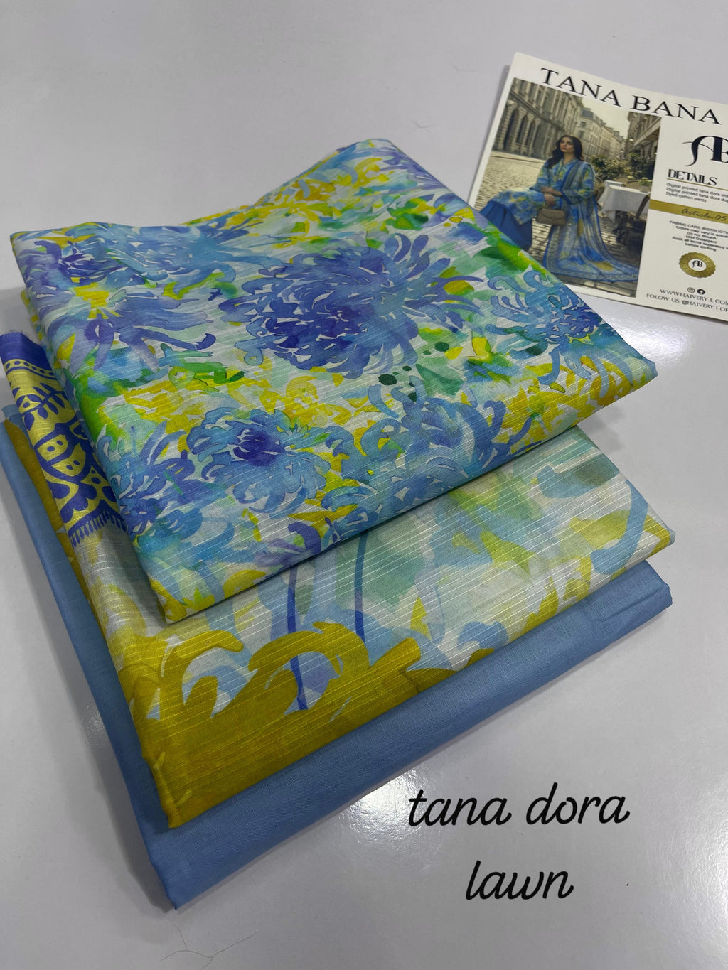 Tana Dorra Vol 1 Lawn 3 Pcs