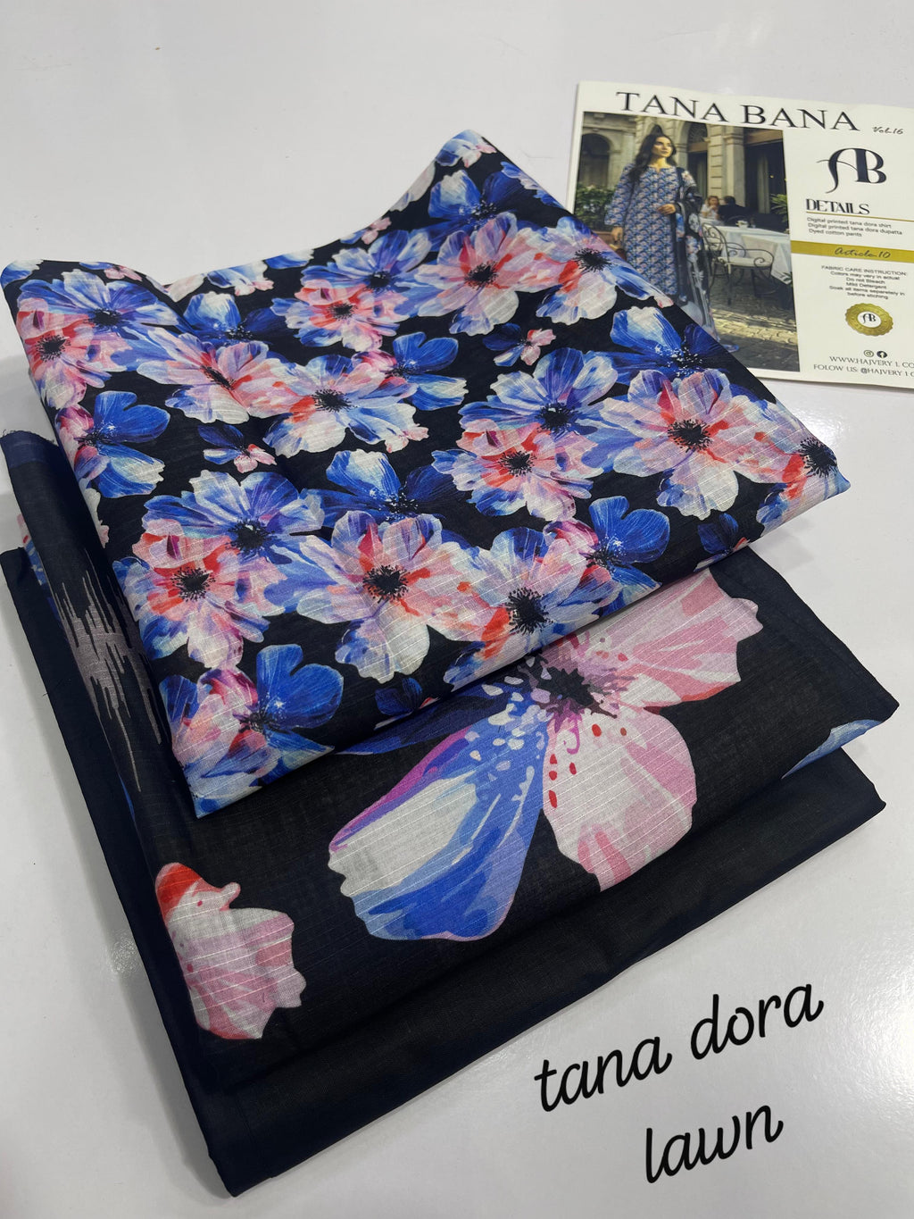 Tana Dorra Vol 1 Lawn 3 Pcs