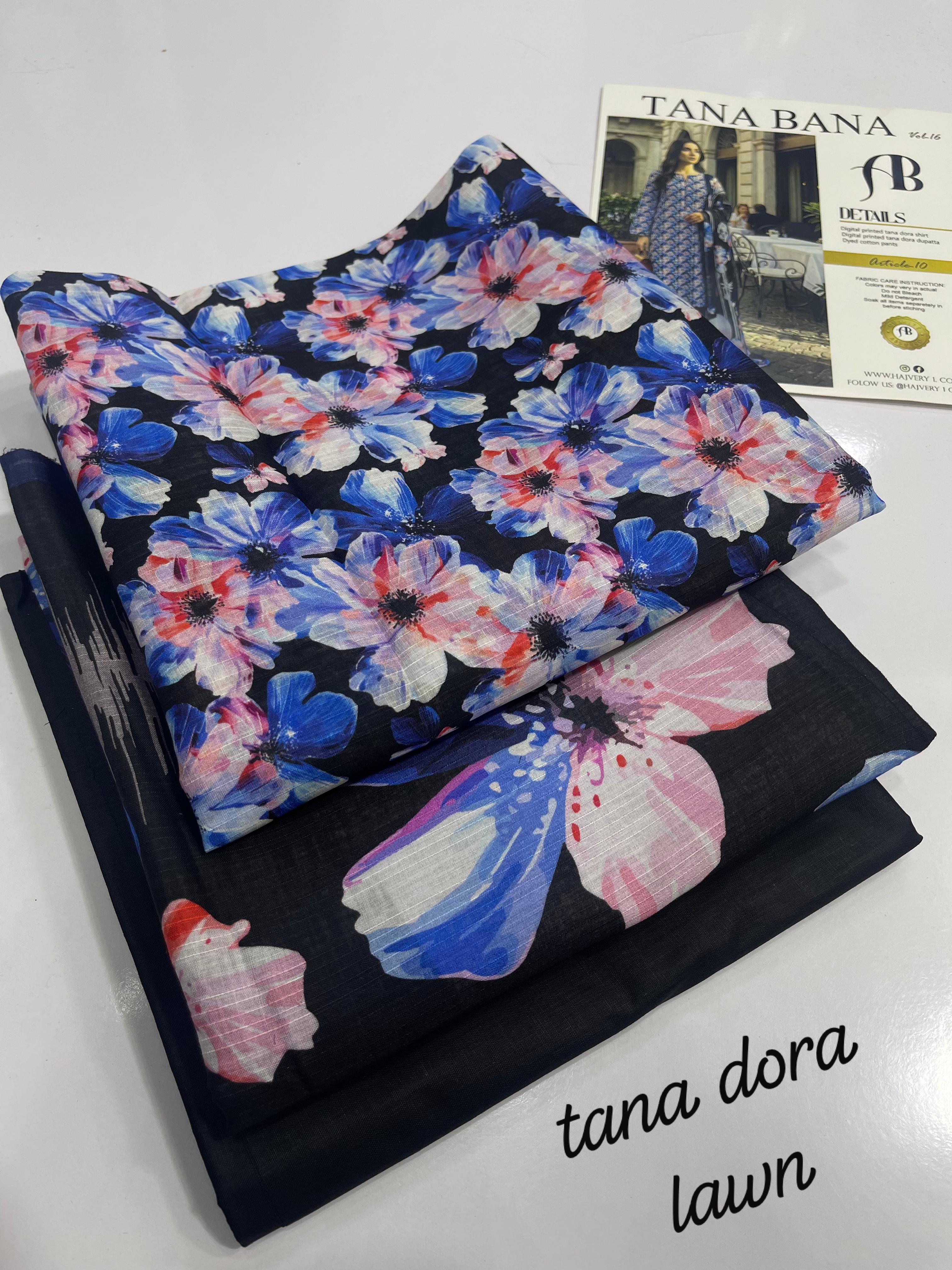 Tana Dorra Vol 1 Lawn 3 Pcs