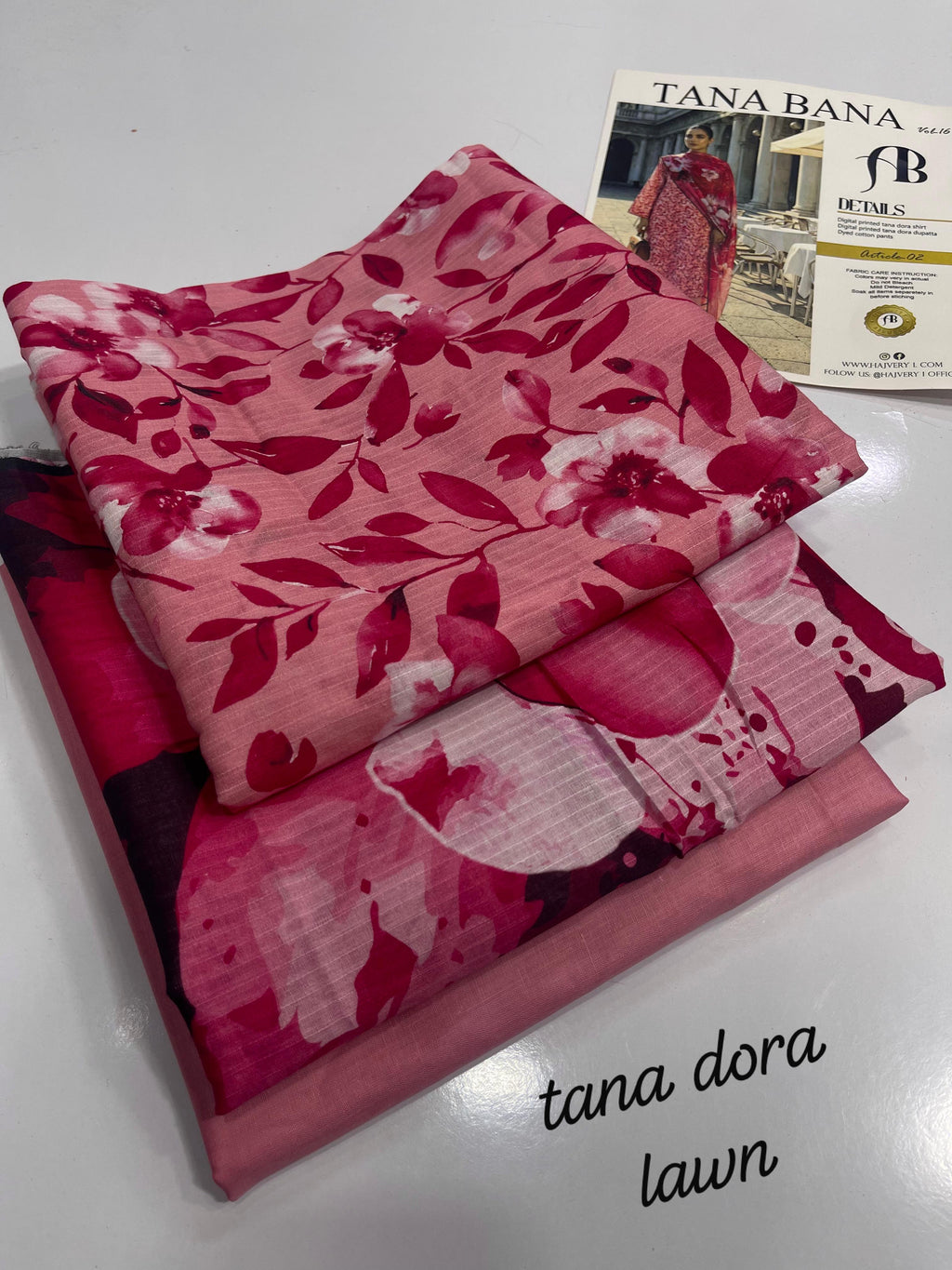 Tana Dorra Vol 1 Lawn 3 Pcs