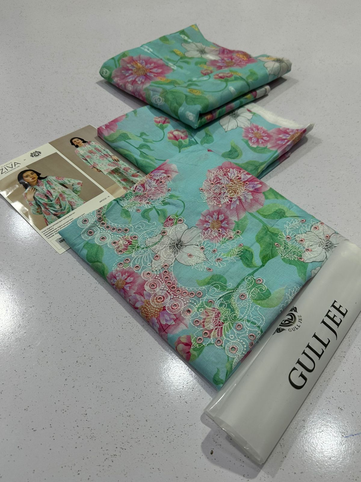 Gulljee Pure  Lawn Collection 3Pcs