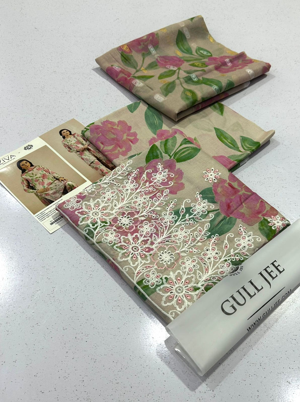 Gulljee Pure  Lawn Collection 3Pcs