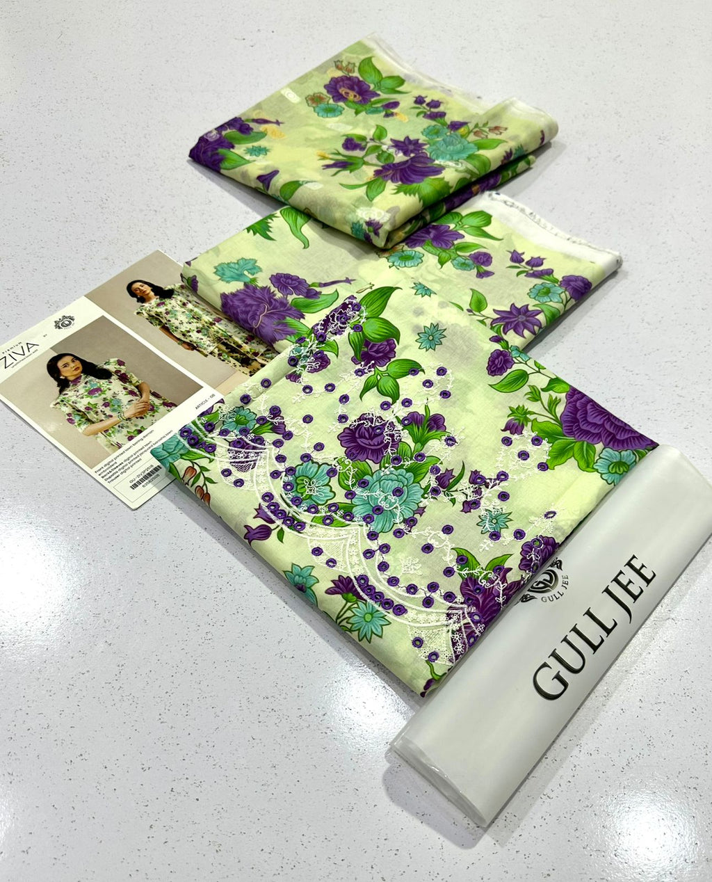 Gulljee Pure  Lawn Collection 3Pcs