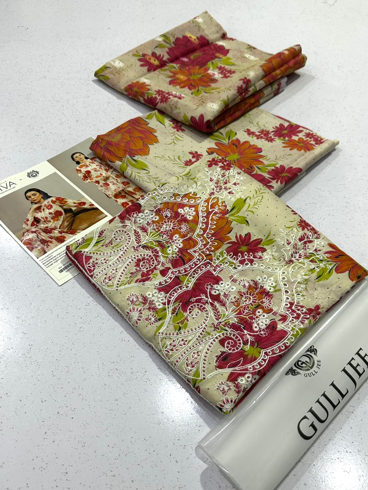 Gulljee Pure  Lawn Collection 3Pcs