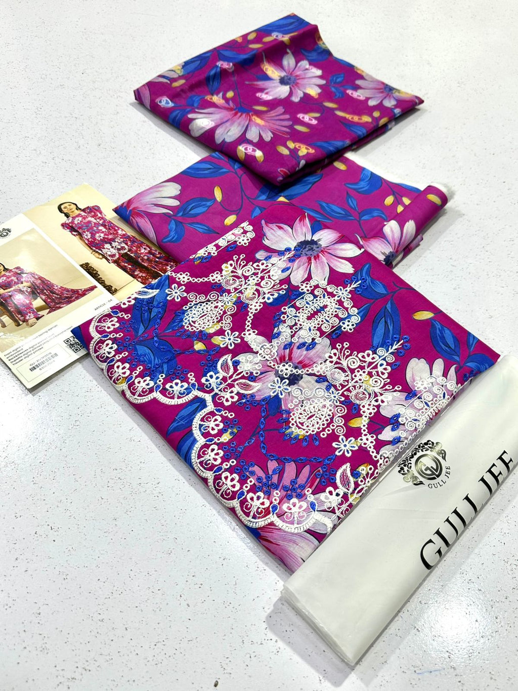 Gulljee Pure  Lawn Collection 3Pcs