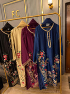 Chinasilk Heavy Embroidery Stiched 3 Pcs