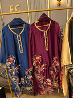 Chinasilk Heavy Embroidery Stiched 3 Pcs