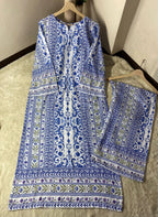 Swiss Lawn Long Printed 2Pcs