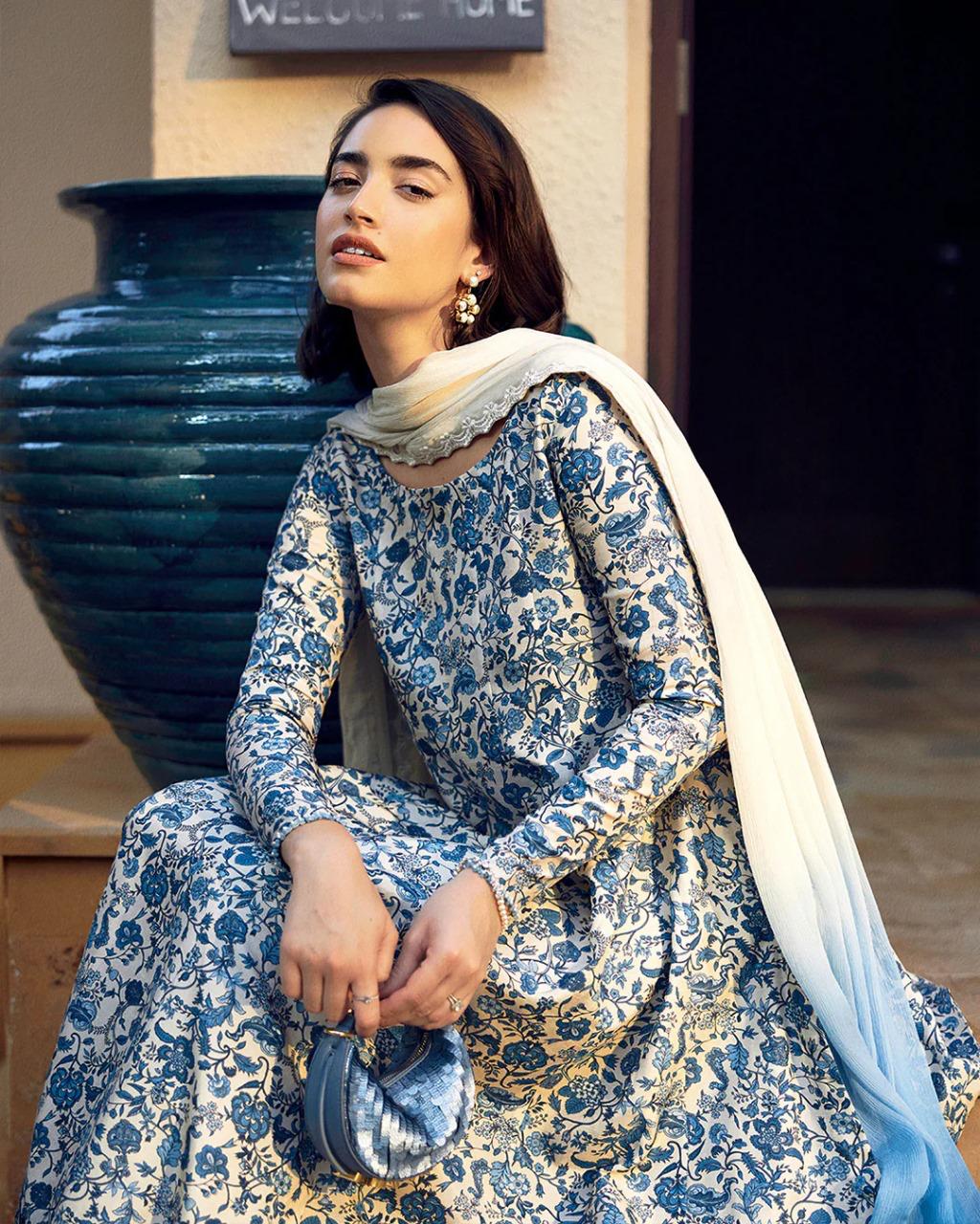Printed Lawn Shirt & Trouser  With Chiffon Digital Dupatta