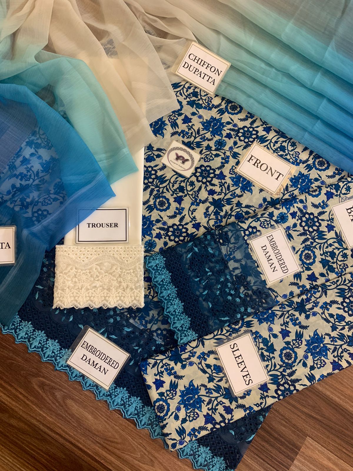 Printed Lawn Shirt & Trouser  With Chiffon Digital Dupatta