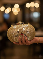 ✨ Beautiful Designer Full Kundan Work Premium Quality Clutch ✨