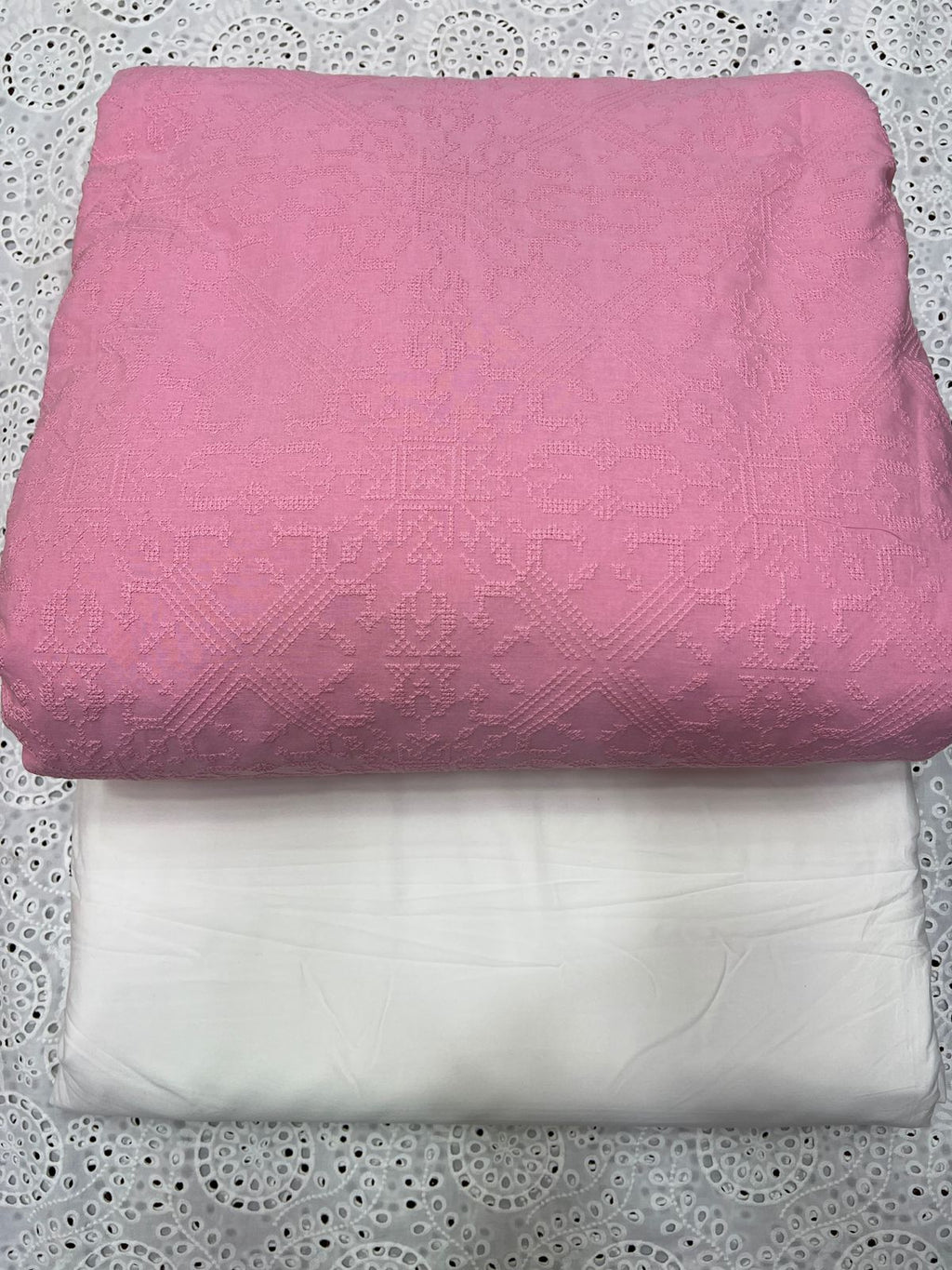 Cross Stich Chicken Kari Two Piece Suit