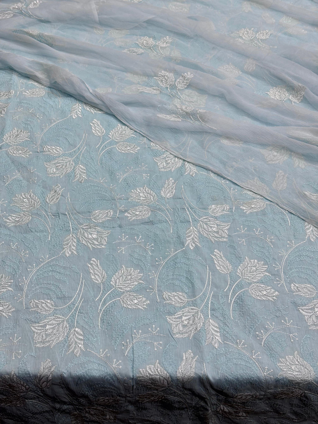 Lawn Dress With Pure Chiffon Dupatta