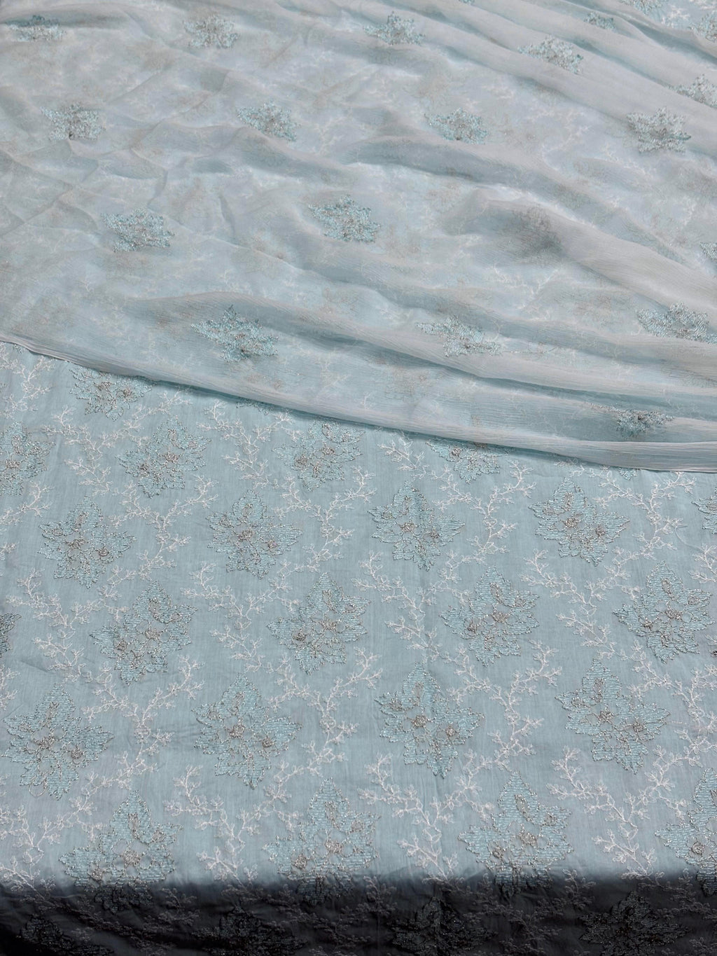 Lawn Dress With Pure Chiffon Dupatta