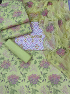 Lawn Dress With Pure Chiffon Dupatta