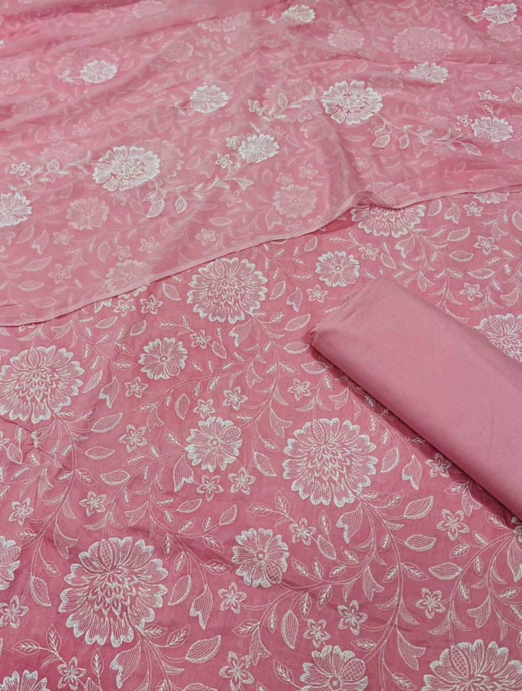 Lawn Dress With Pure Chiffon Dupatta