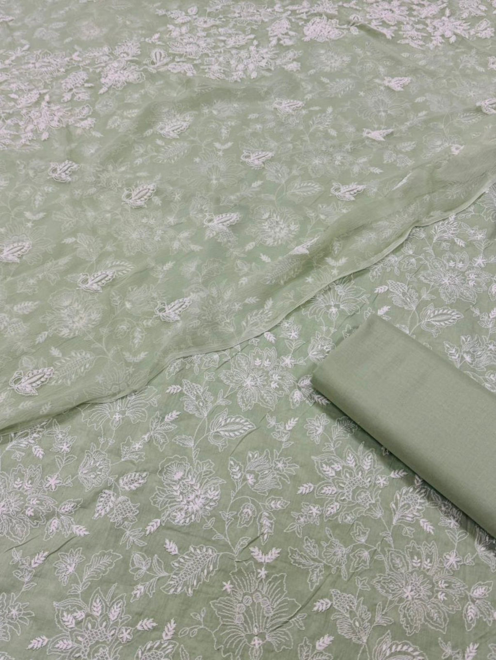 Lawn Dress With Pure Chiffon Dupatta