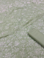 Lawn Dress With Pure Chiffon Dupatta