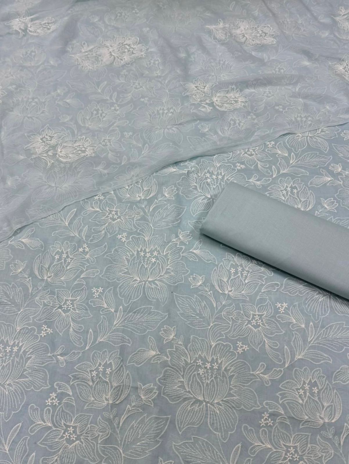 Lawn Dress With Pure Chiffon Dupatta