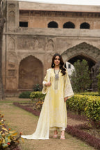 Ready to Wear Georgette Long Shirt with Matte Thread Embroidery