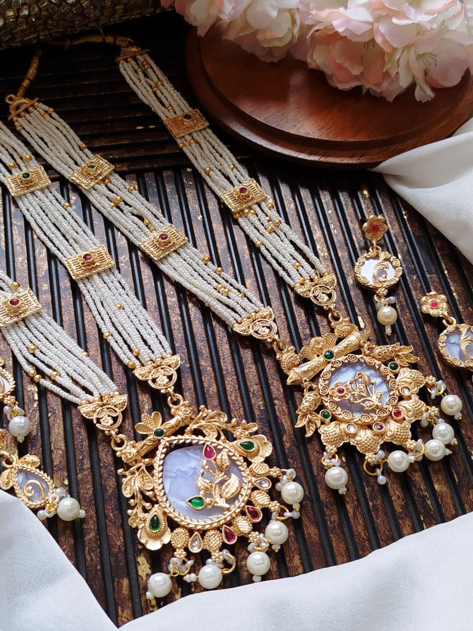 Beautiful South Indian Rajwari  Mala