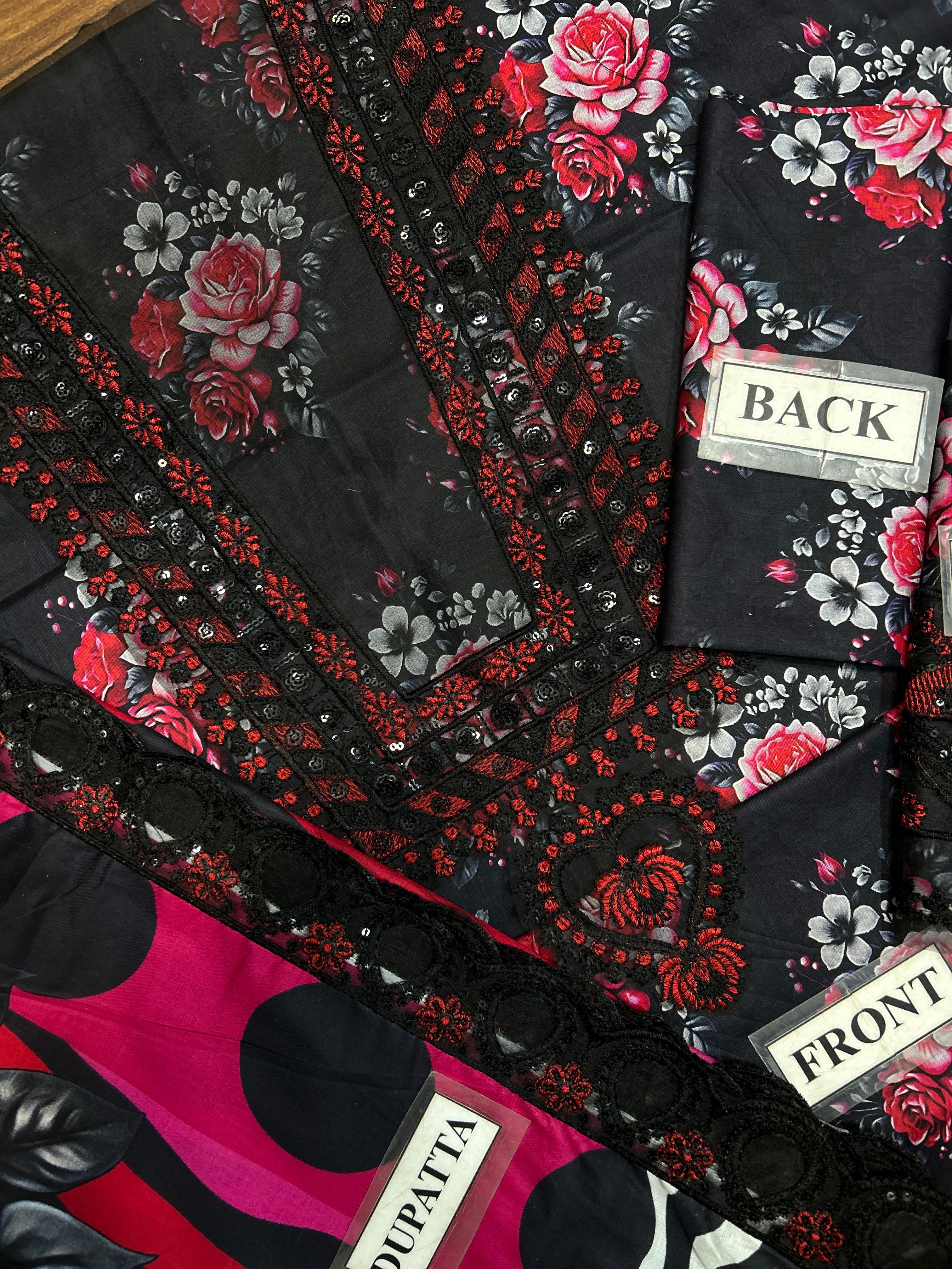 Iznik Lawn Suit With Lawn Dupatta