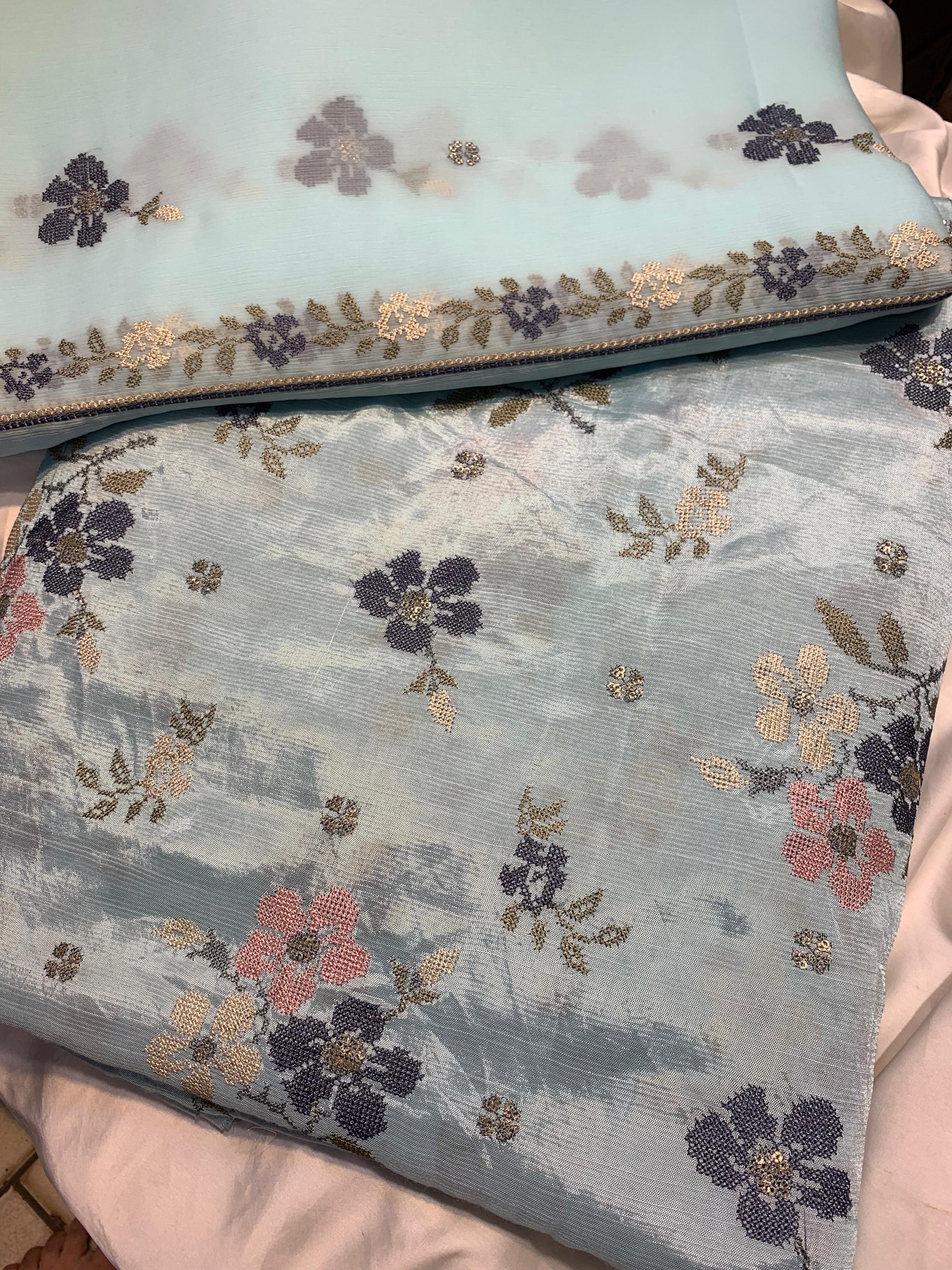 New Design  Pure Rawsilk Suit