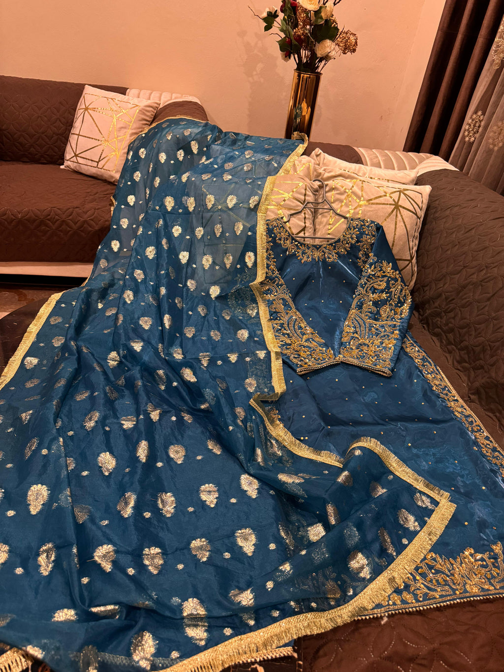 Ready To Wear Luxury Sheesha Silk Ensemble