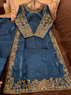 Ready To Wear Luxury Sheesha Silk Ensemble