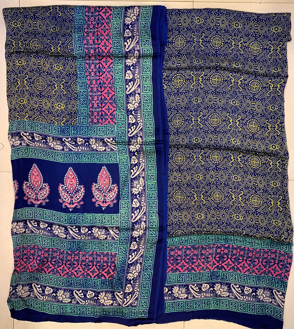Lawn Ajrak 2 Pcs Suit