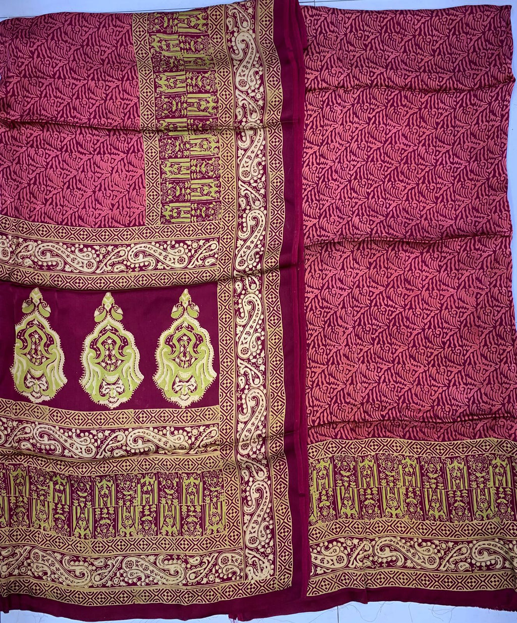 Lawn Ajrak 2 Pcs Suit