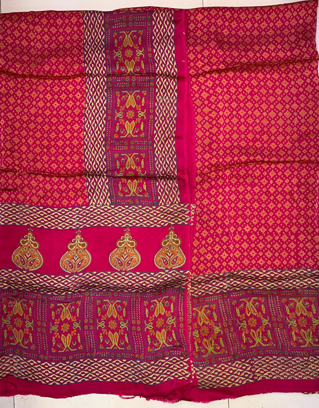 Lawn Ajrak 2 Pcs Suit