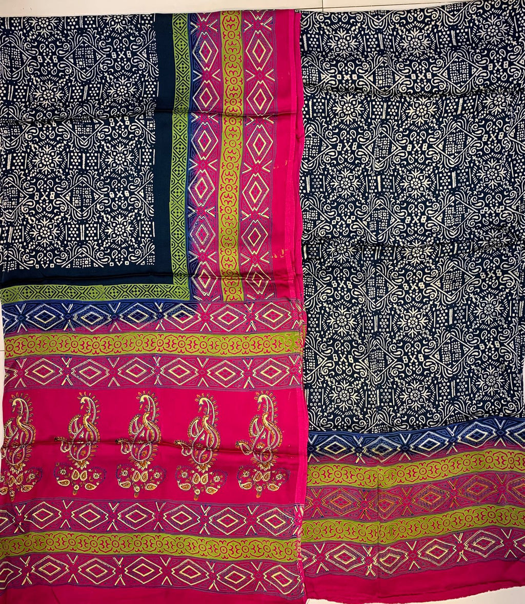 Lawn Ajrak 2 Pcs Suit