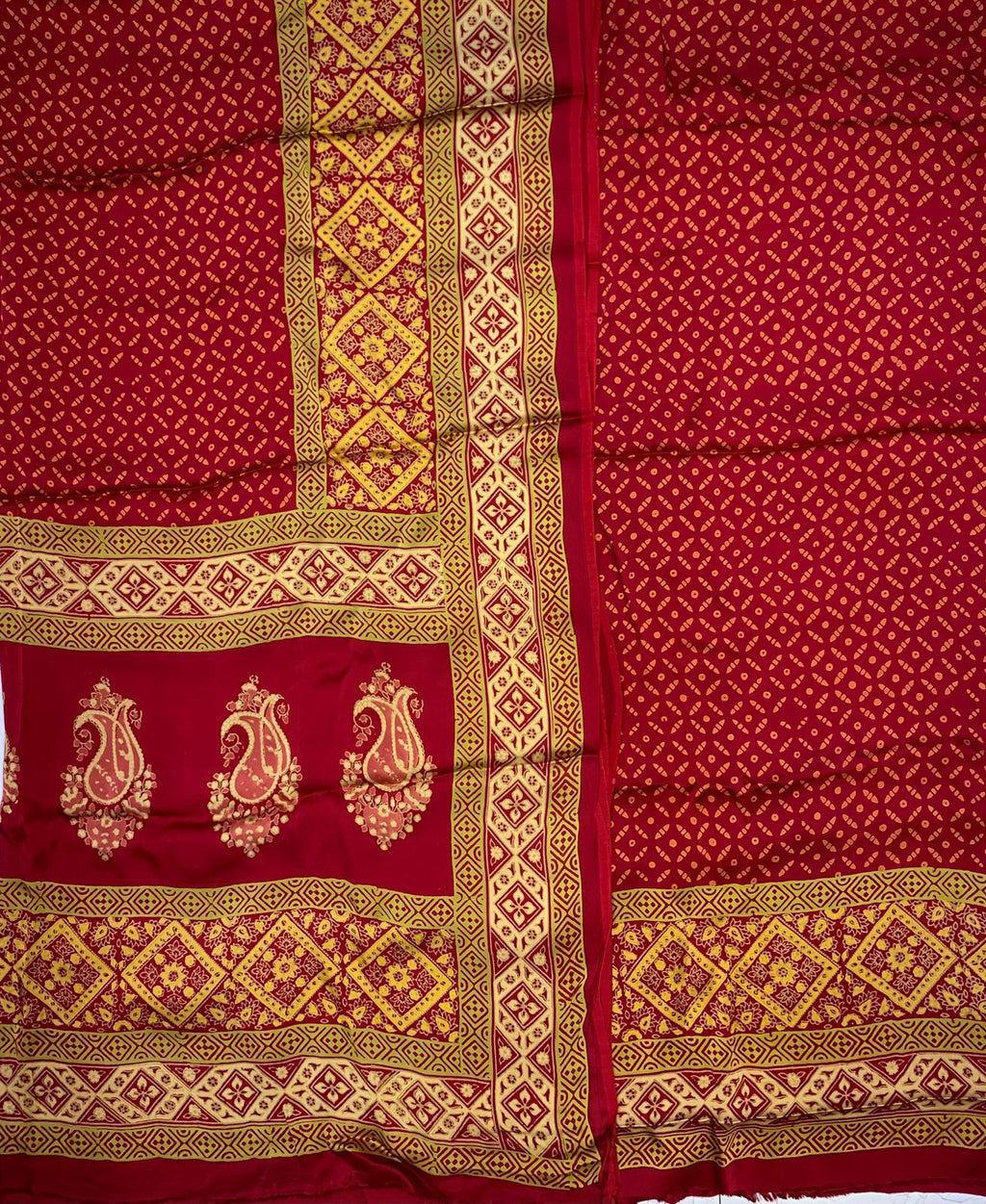 Lawn Ajrak 2 Pcs Suit
