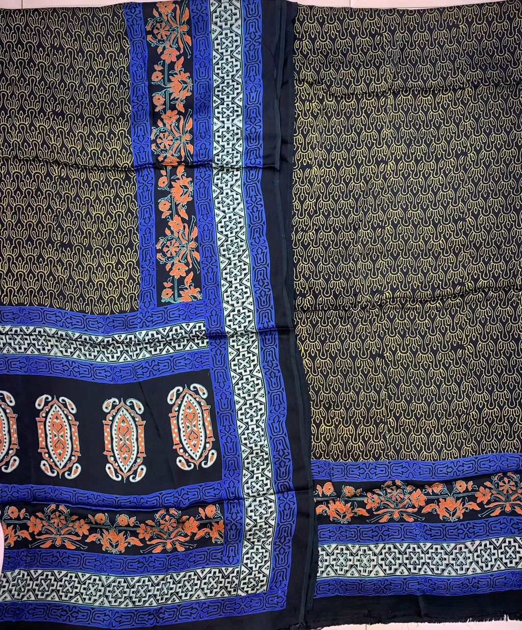 Lawn Ajrak 2 Pcs Suit
