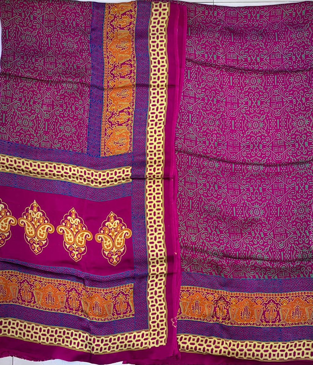 Lawn Ajrak 2 Pcs Suit